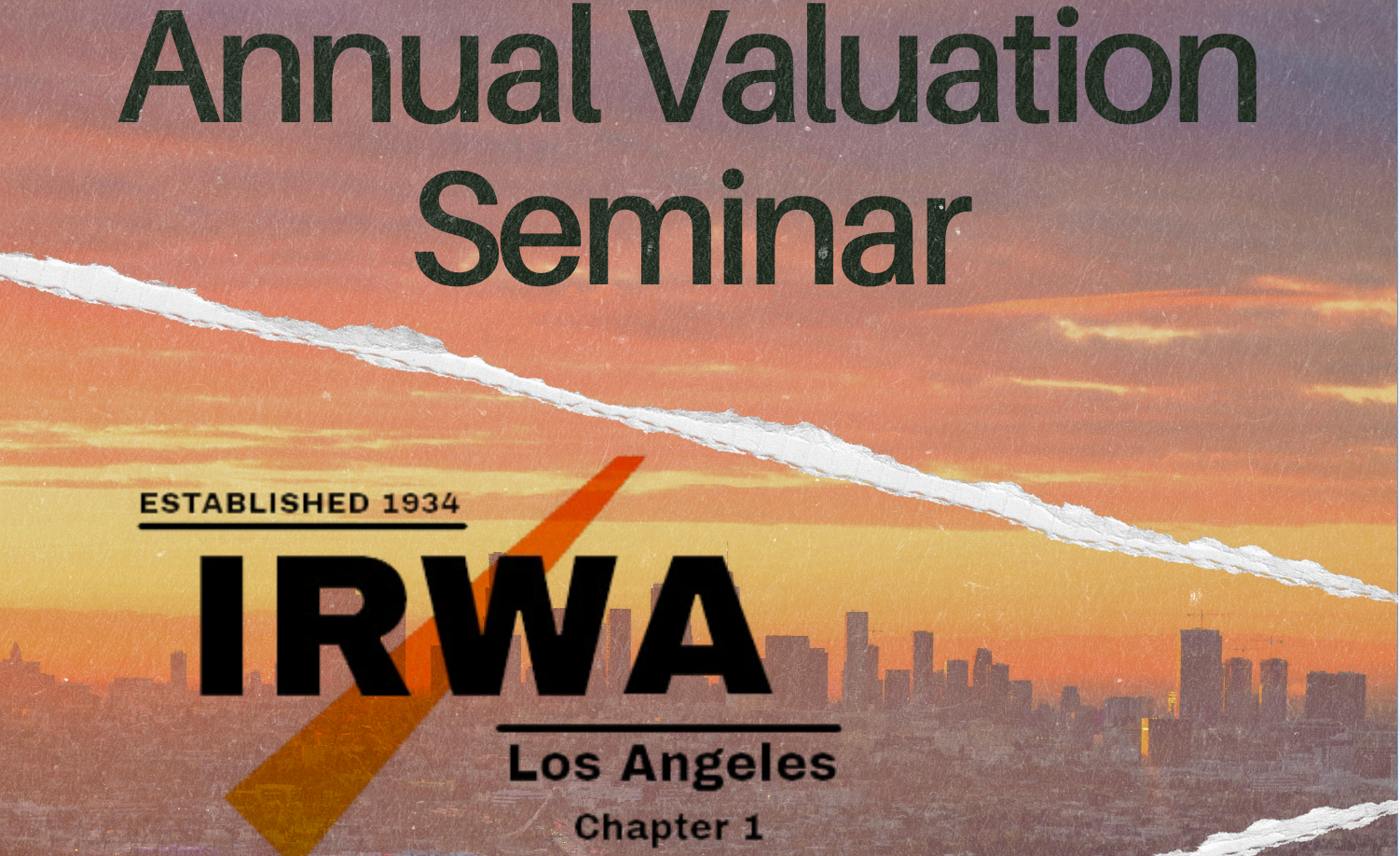 IRWA Valuation Seminar 2026 Flyer Cover Photo